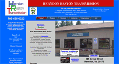 Desktop Screenshot of herndonrestontransmission.com