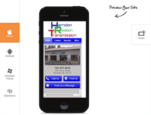 Tablet Screenshot of herndonrestontransmission.com
